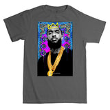 "Nipsey Blue" T-shirt - OVERSTOCK