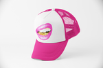 "Trill Grill (Pink Lips)" Trucker Cap